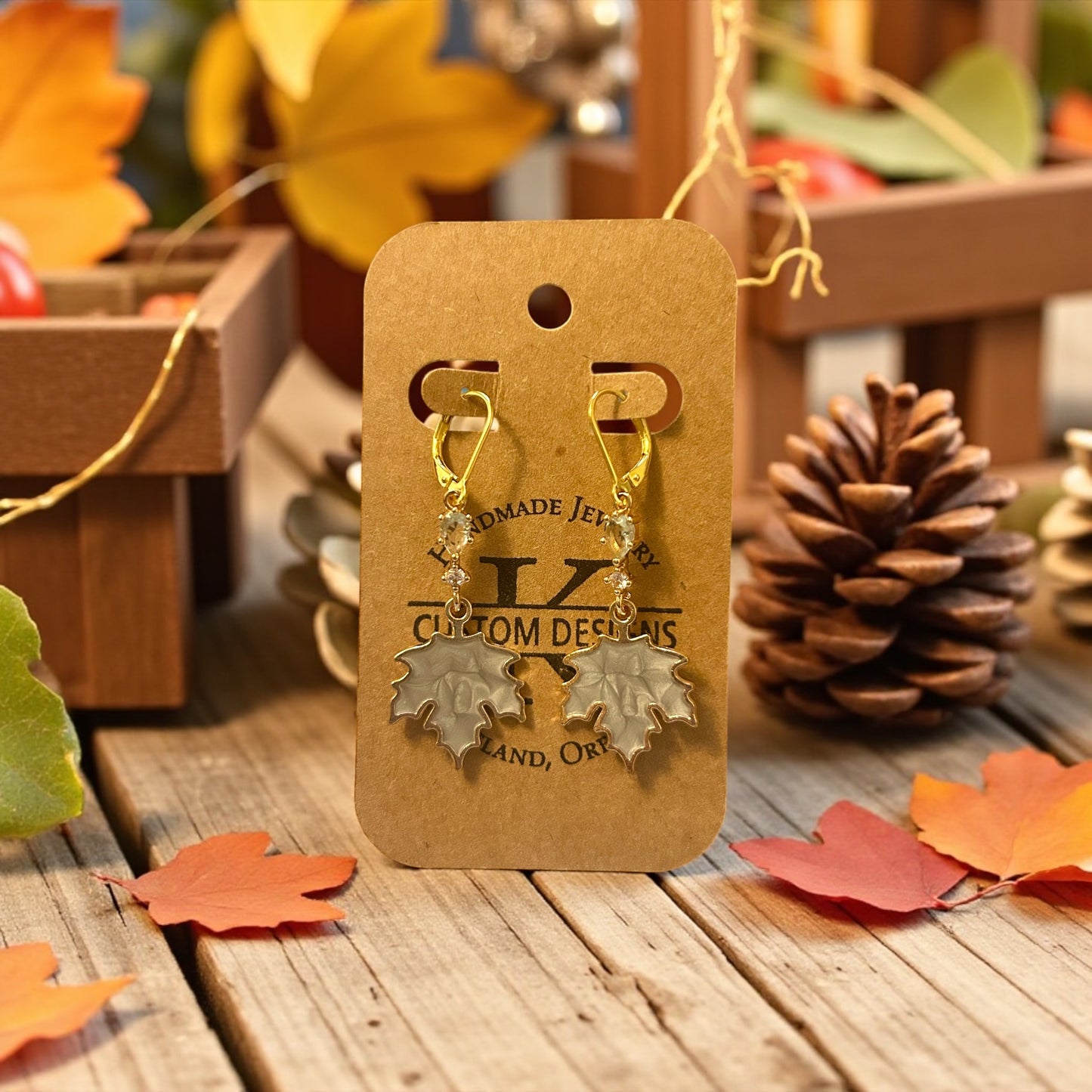 Fall Leaf Earrings