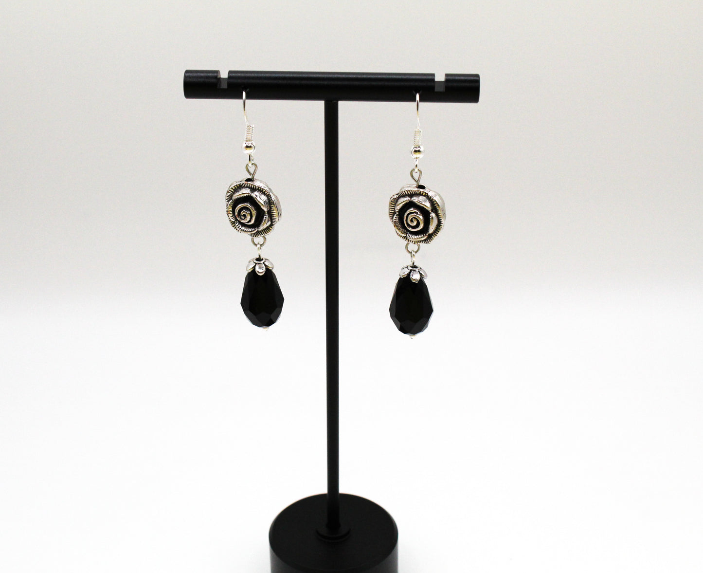 Rose Teardrop Earrings