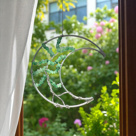 Green Aventurine Sun Catcher
