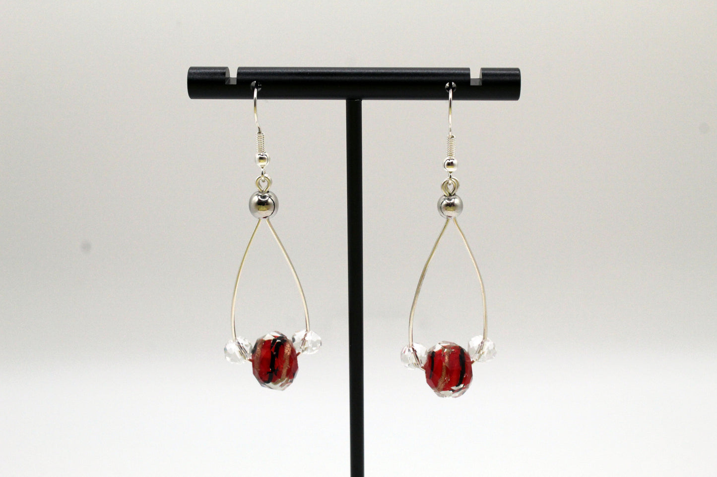 Beaded Hoop Earrings