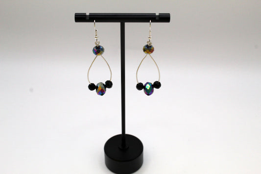 Beaded Hoop Earrings