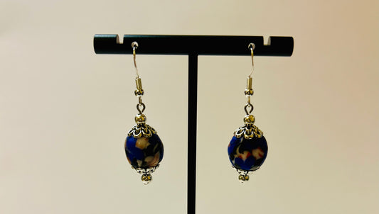 Blue Clay Earrings