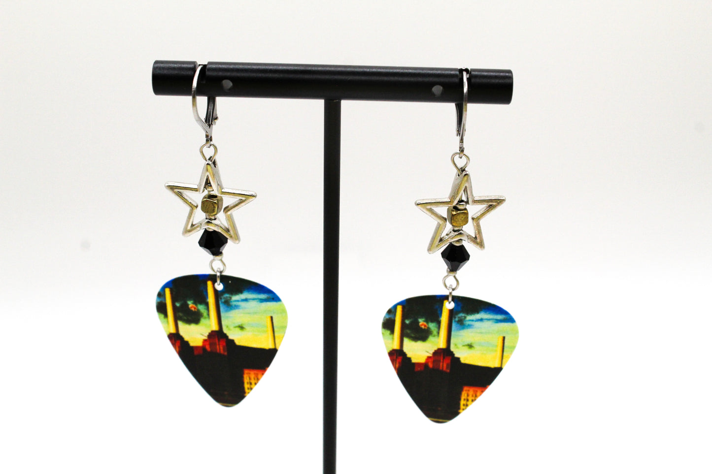 Band Guitar Pick Earrings