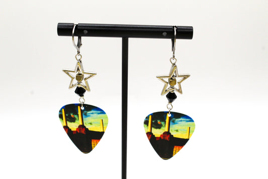 Band Guitar Pick Earrings