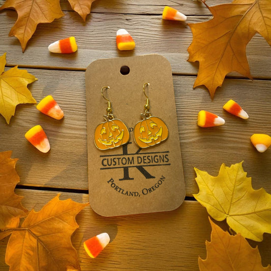 Pumpkin Earrings