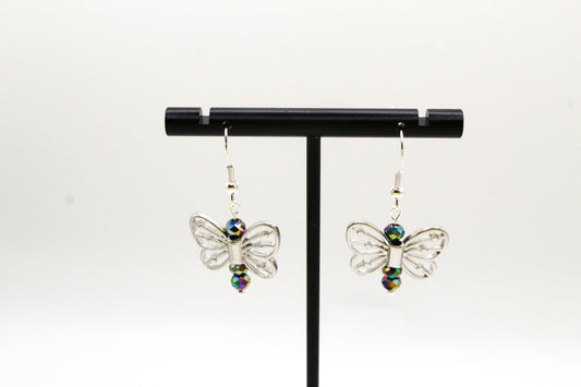 Sparkling Butterfly Earrings
