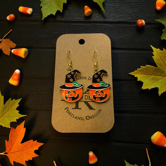 Pumpkin Earrings