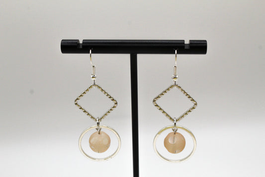 Geometric Dangling Earrings