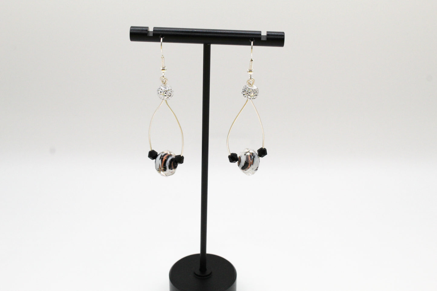 Beaded Hoop Earrings