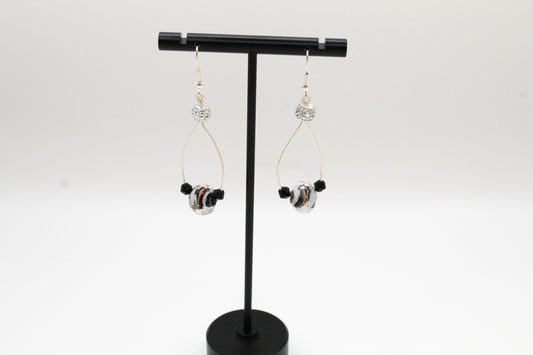 Beaded Hoop Earrings