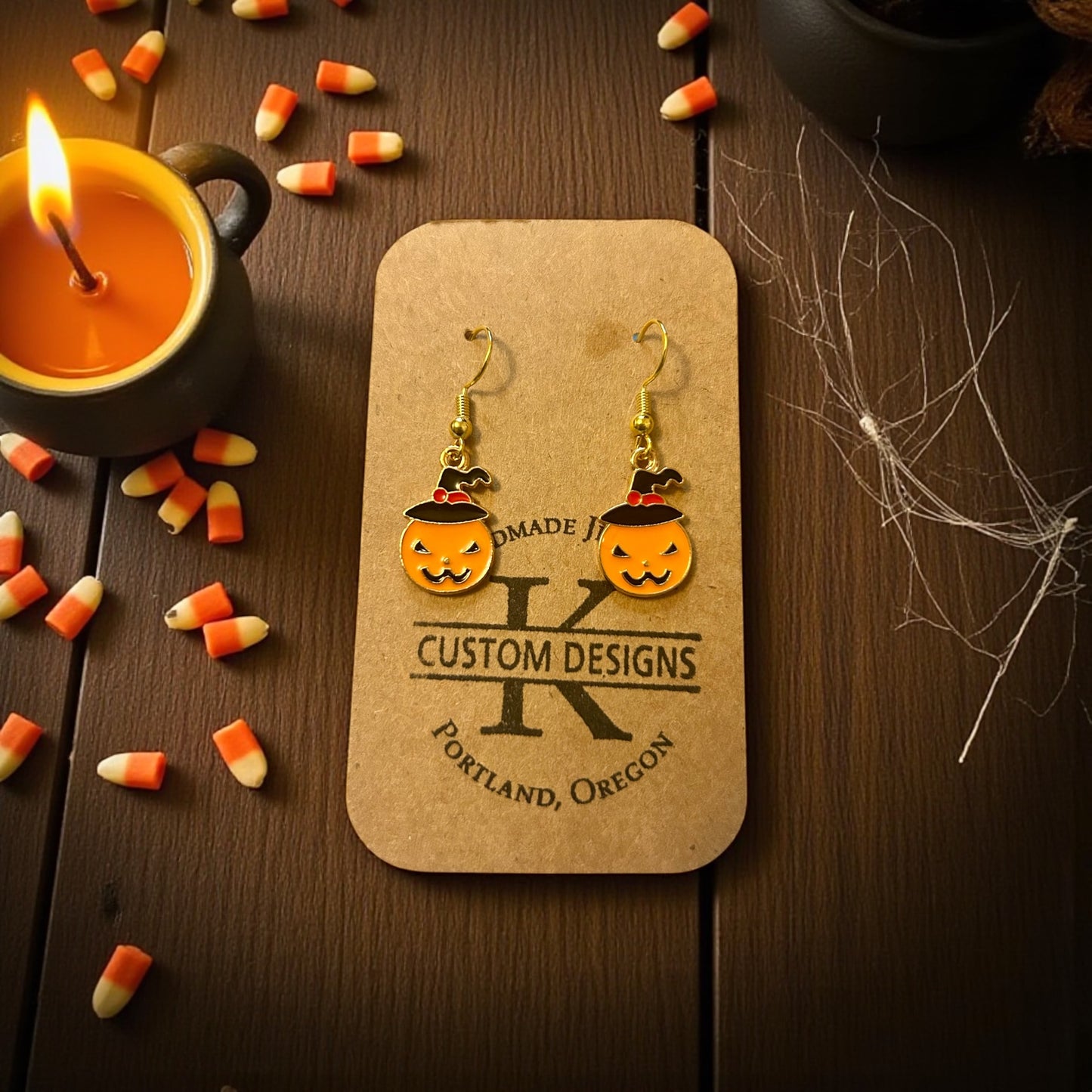 Pumpkin Earrings