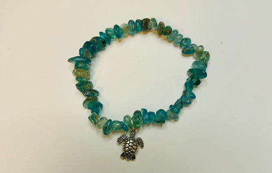 Apatite Sea Turtle Bracelet