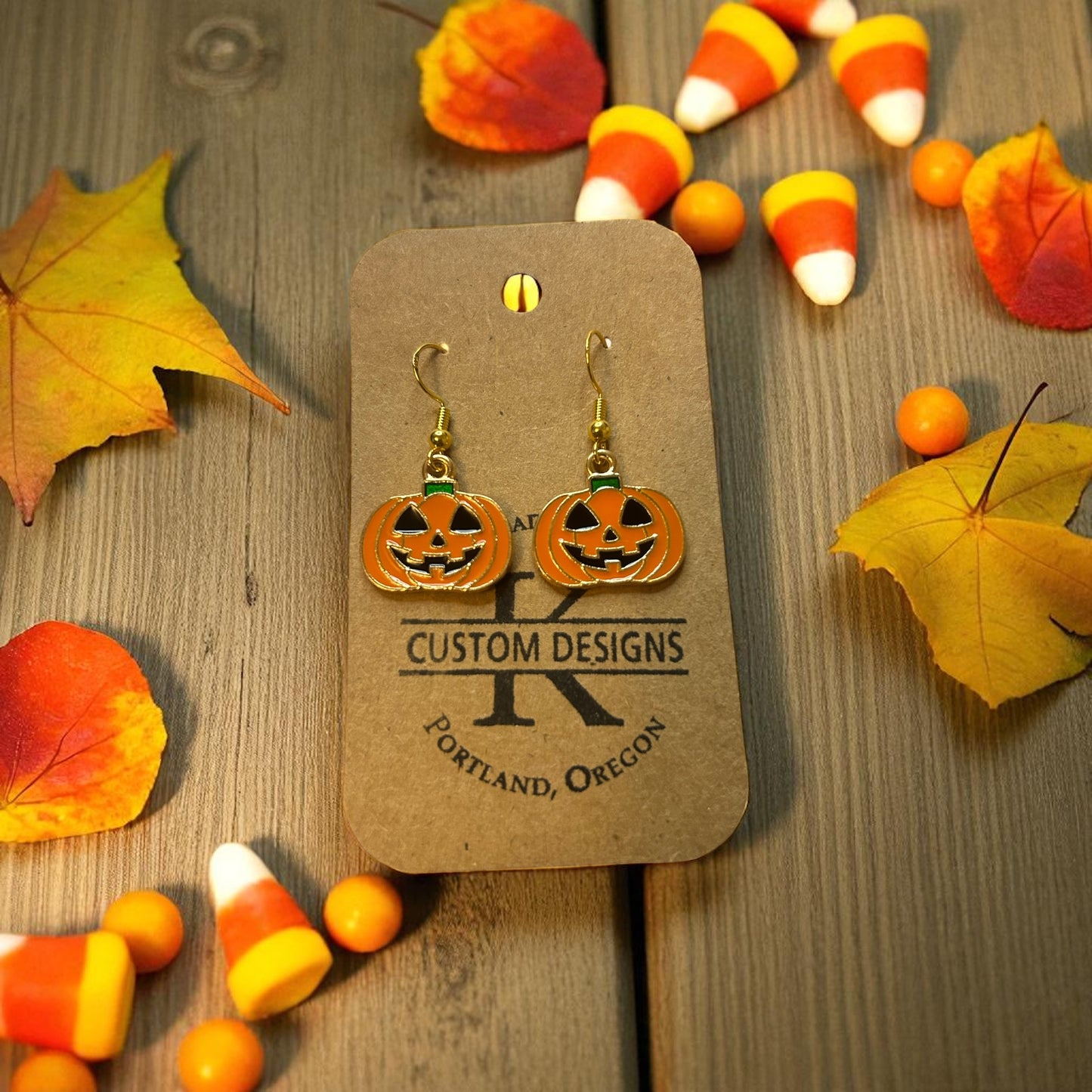 Pumpkin Earrings