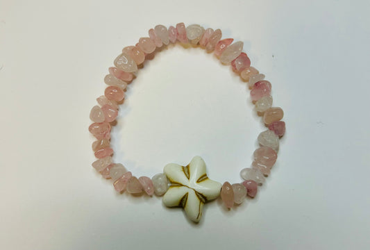 7" Rose Quartz Beach Bracelet