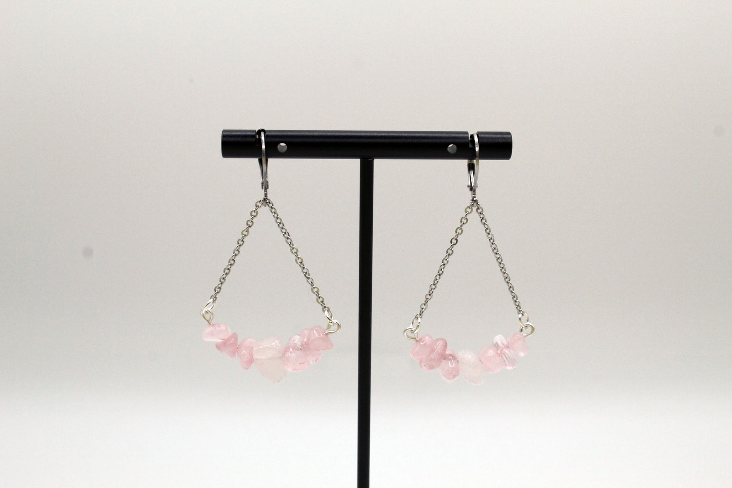 Rose Quartz Earrings