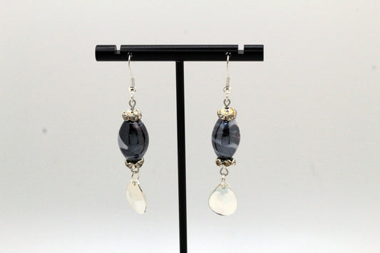 Marbled Glass Earrings