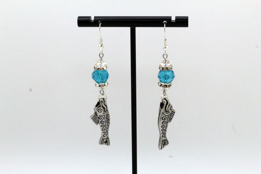 Metal Fish Earrings