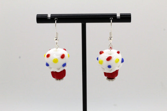 Large Cupcake Earrings
