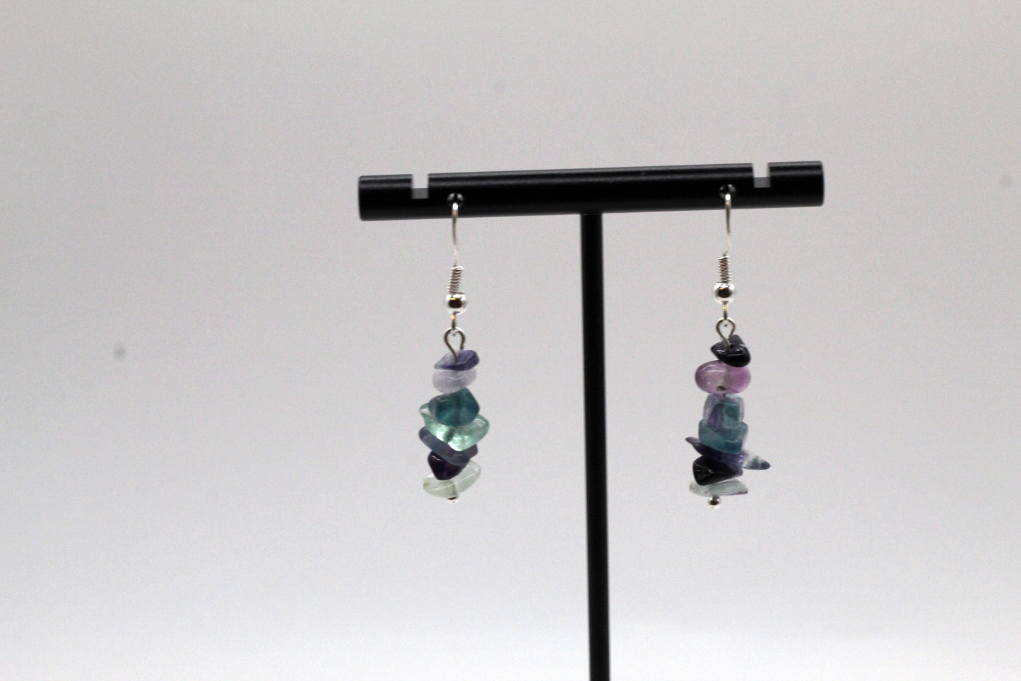 Fluorite Chip Earrings