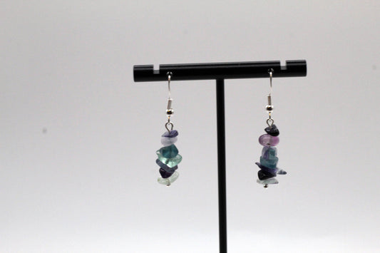 Fluorite Chip Earrings