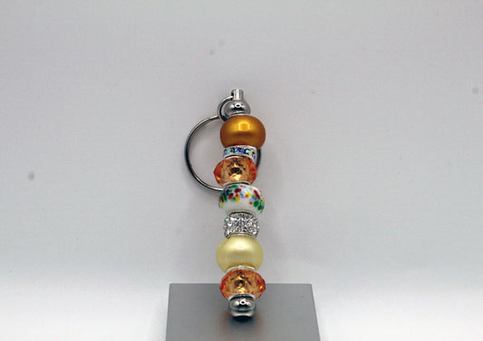 Yellow Orange Keychain
