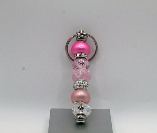 Bright Pink Keychain