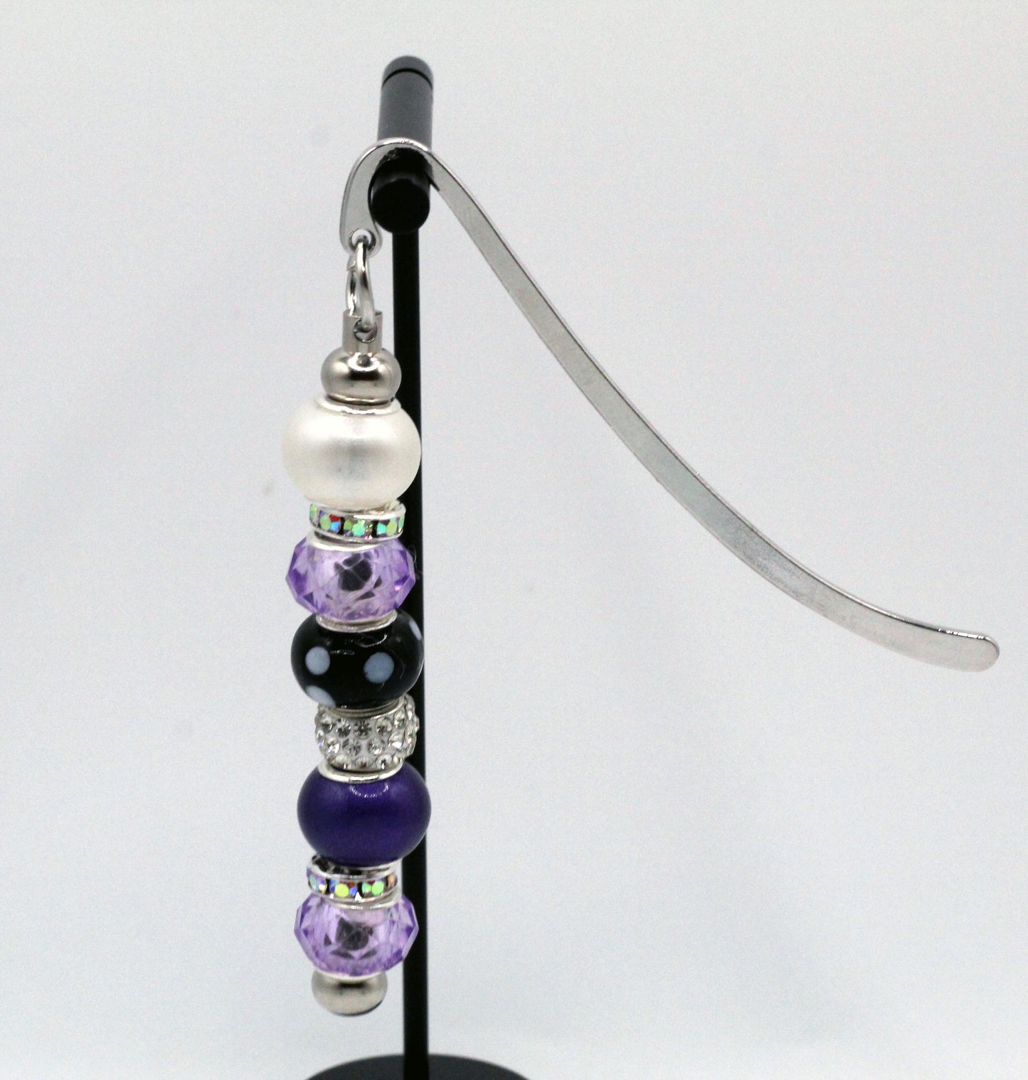 Purple Polka Dot Bookmark
