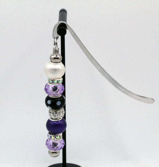 Purple Polka Dot Bookmark
